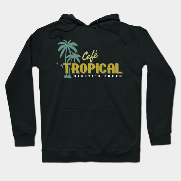 Cafe Tropical Hoodie by MindsparkCreative